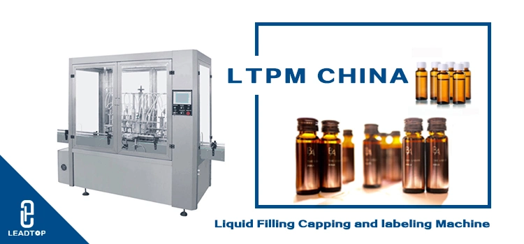 Automatic Liquid Bottling Equipment Bottle Cap Machine Small Bottle Filler Glass Vials Filling and Sealing Pharmaceutical Medicine Bottle Liquid Filling Machine