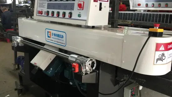 Straight Line Glass Edging Machine Supplier 4 Motor Glass Edge Polishing Machine