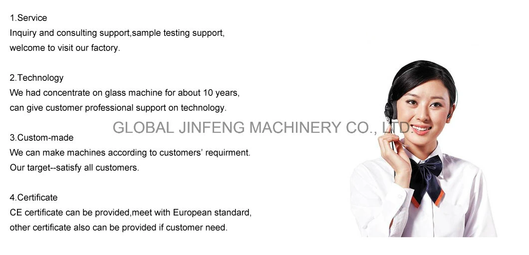 Jfd-2025 Glass Straight-Line Double Edge Polishing Grinding Machine for Large Glass