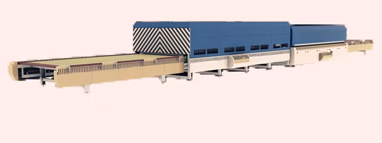 Máquina de fabricação de vidro temperado, Máquina de vidro temperado, Máquina de vidro temperado.