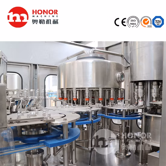 6000-12000bph Primavera automática potável suco de água pura bebidas carbonatadas/suco líquido/vidro/lata garrafa de lavagem enchimento tampando/engarrafamento fazendo máquina de embalagem