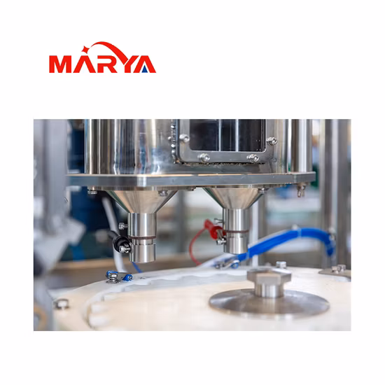 Máquina Automática de Enchimento e Enchimento de Frasco de Vidro Farmacêutico com Pó Líquido